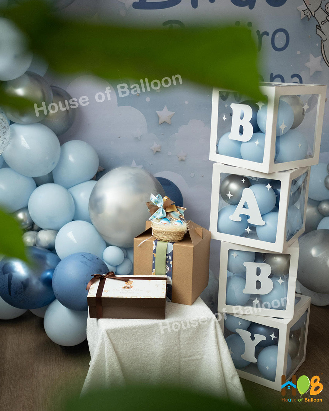 Simple Backdrop Bulat Dekorasi Balon 2,4 x 2.4 Meter