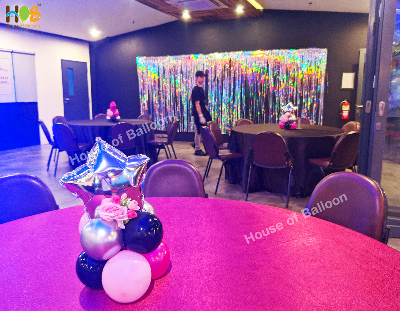 Sweet Seventeen Backdrop Party Dekorasi 3 x 2.5 Meter