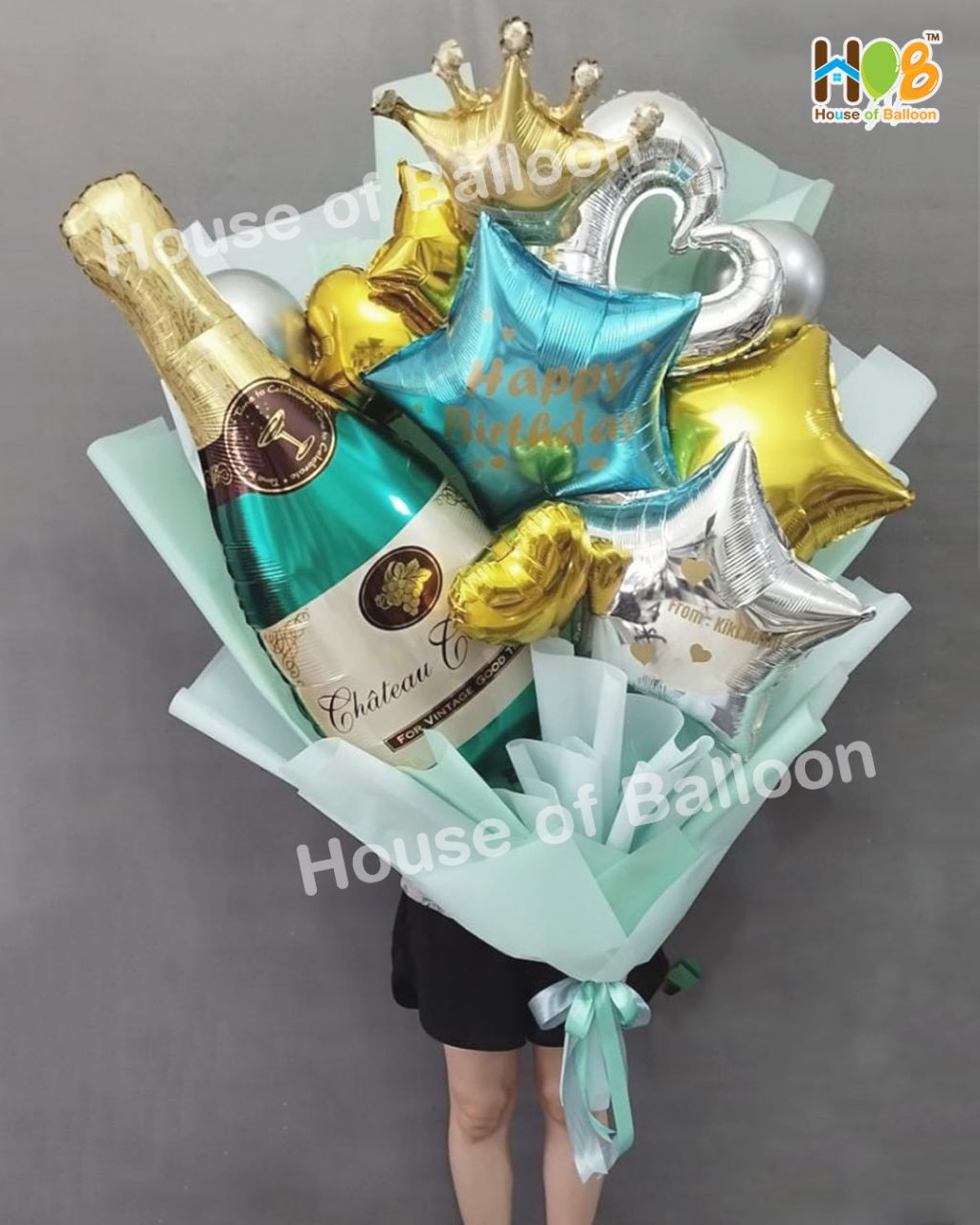 Jumbo Balon Foil Bouquet Mix