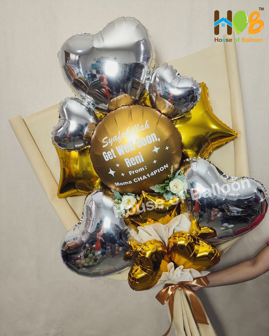 Jumbo Balon Foil Bouquet