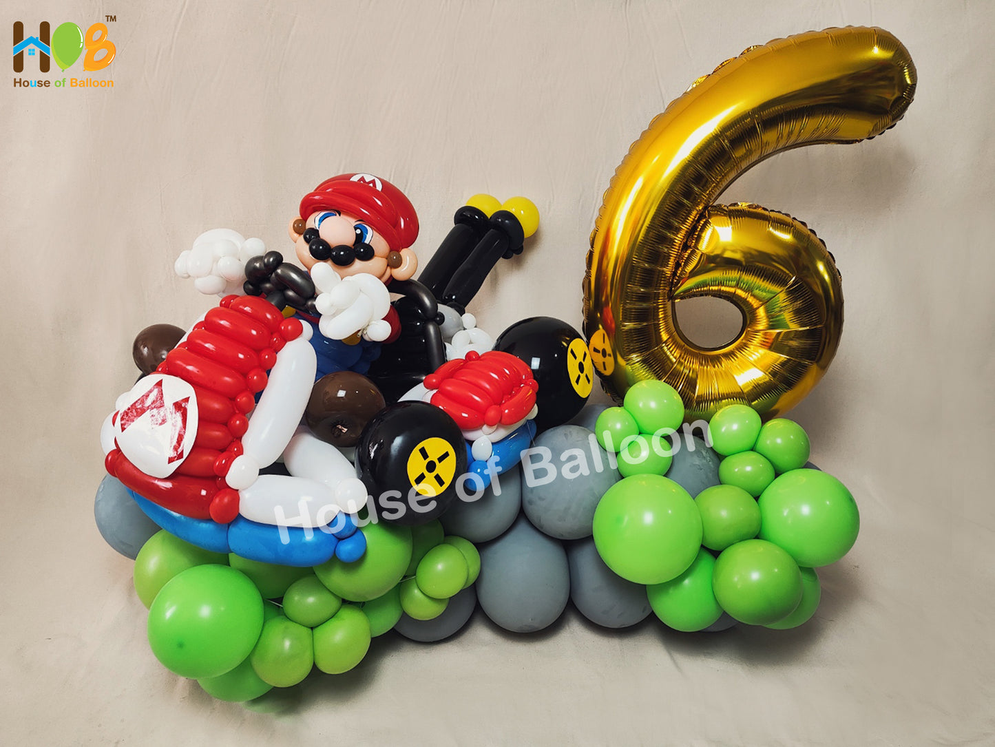 Character Balon Big + Balon Angka