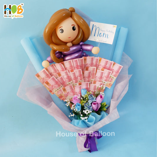 Cash Balon Bouquet