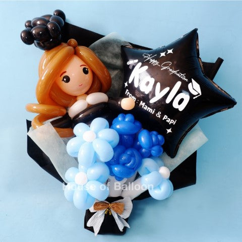Big Bouquet Custom Text Balon
