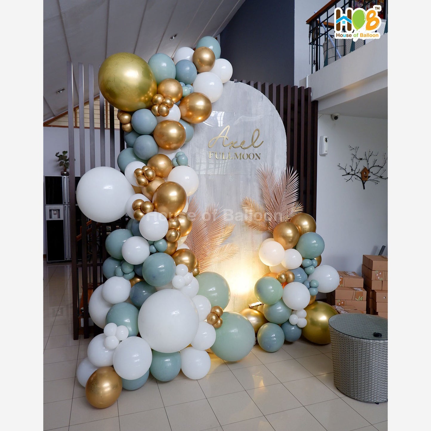 Simple Backdrop Dekorasi Balon 2 x 2.5 Meter