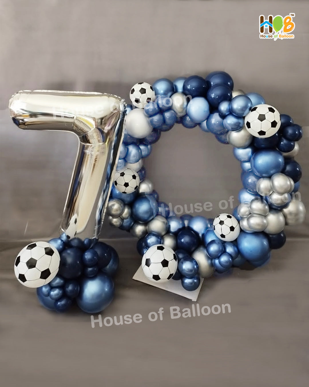 Balon Huruf Angka + Circle Organic Tematik
