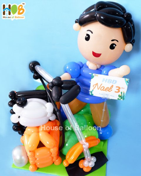 Parcel Table Character Balon