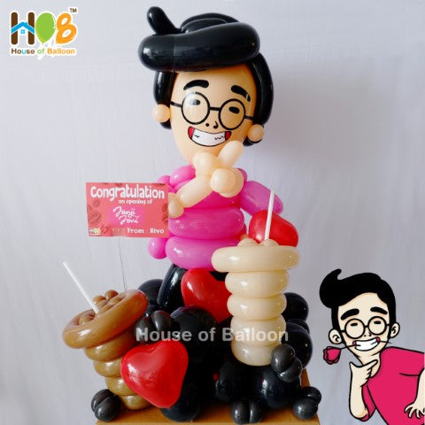 Parcel Table Character Balon