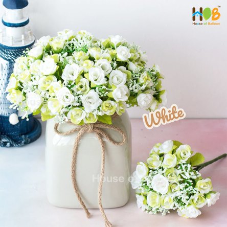 Bunga Artificial Rose 721 1 Tangkai isi 21 Pcs Bunga Mawar Artifisial