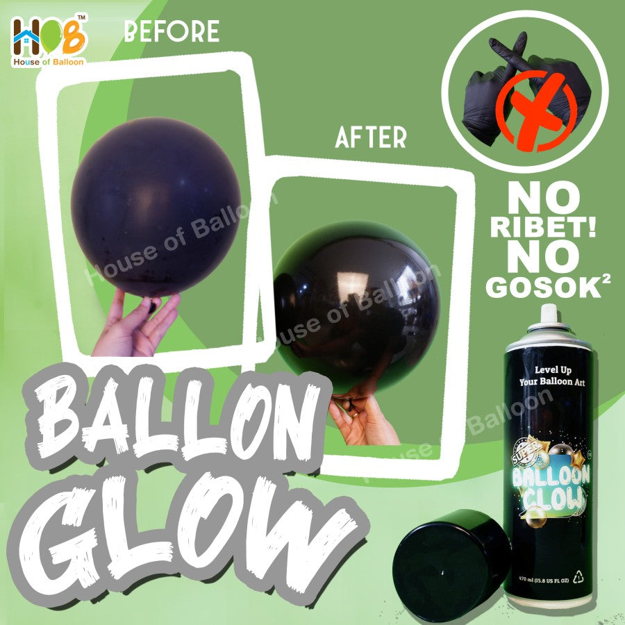 Super Balloon Glow Pengkilap Balon Can Spray 470ml