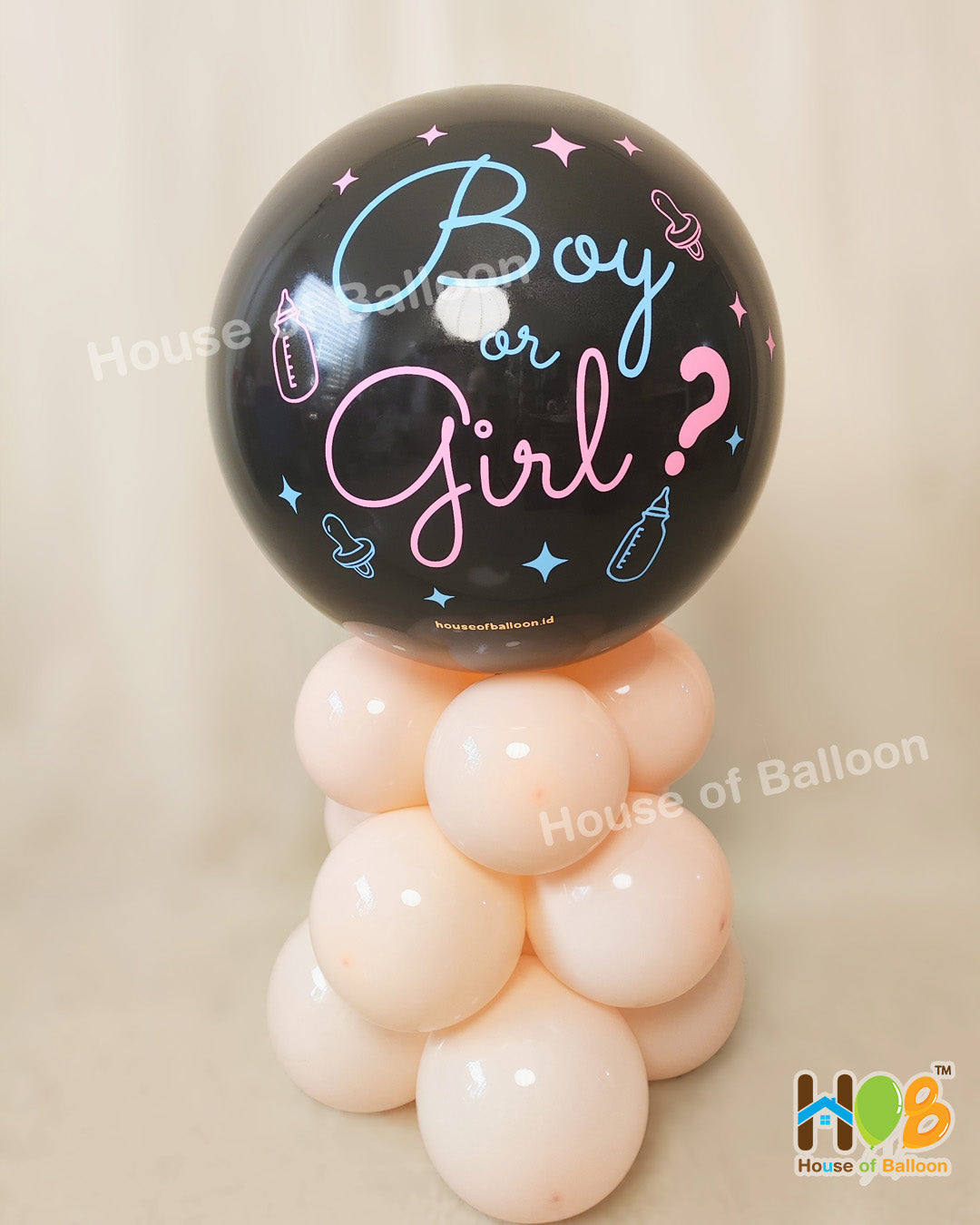 Gender Reveal Exploding Balon + Base