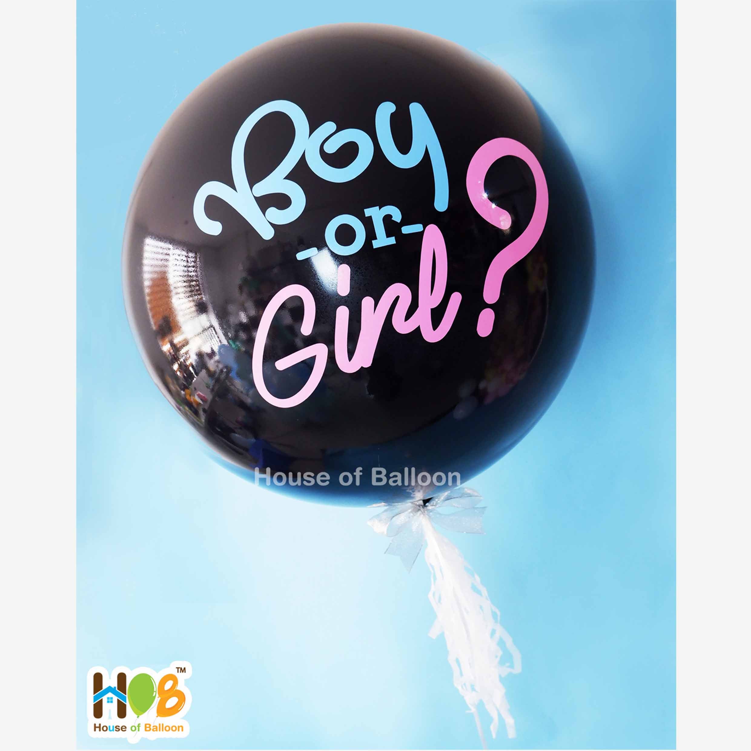 Gender Reveal Exploding Balon Helium – House of Balloon