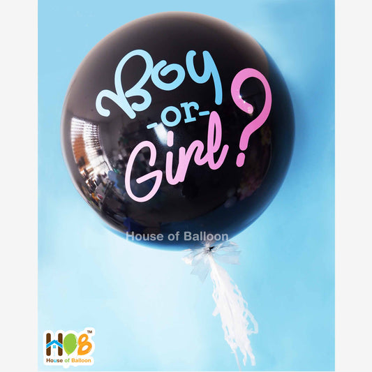 Gender Reveal Exploding Balon Helium