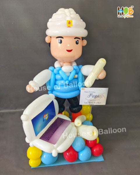 Parcel Table Character Balon