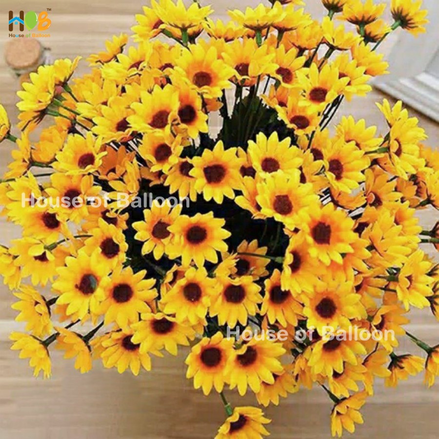 Bunga Artificial Plastik Sunflower